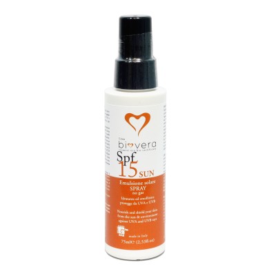 Emulsione solare spray spf 15