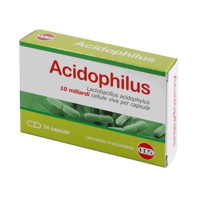 Acidophilus 24 capsule con 10 miliardi cellule vive per capsula